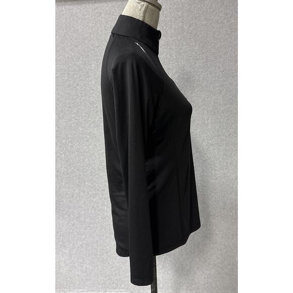 RLX Ralph Lauren Black Quarter Zip Performance Top Women’s Small TPC Sawgrass - Picture 7 of 12